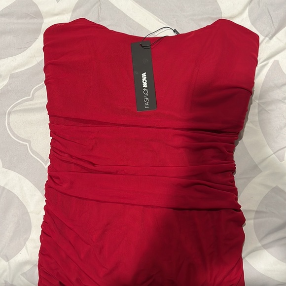 Strapless midi dress from Fashion Nova - Picture 2 of 3